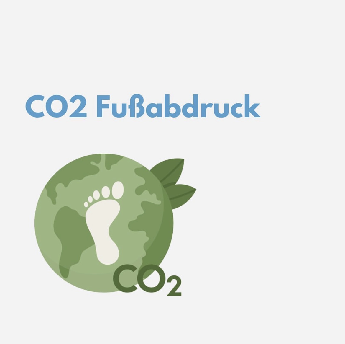 CO2 Fußabdruck