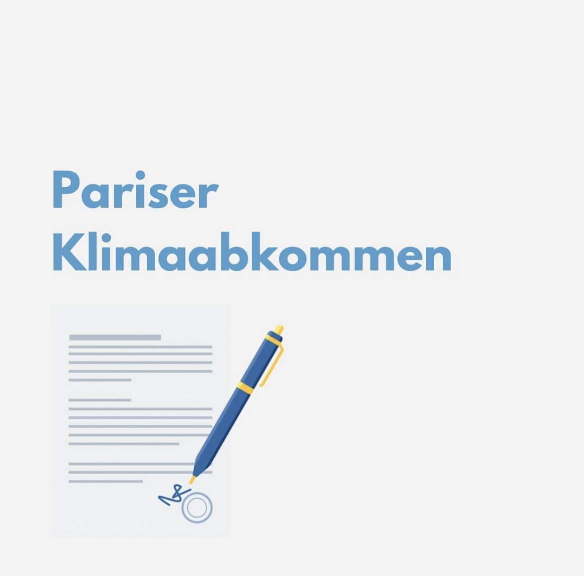 Pariser Klimaabkommen